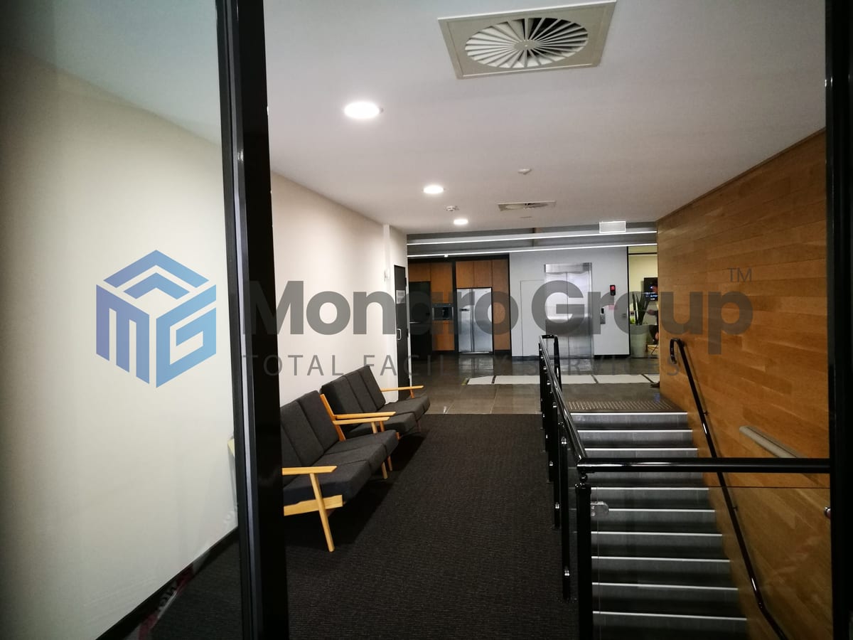 Monaro Group commercial cleaning professional at work